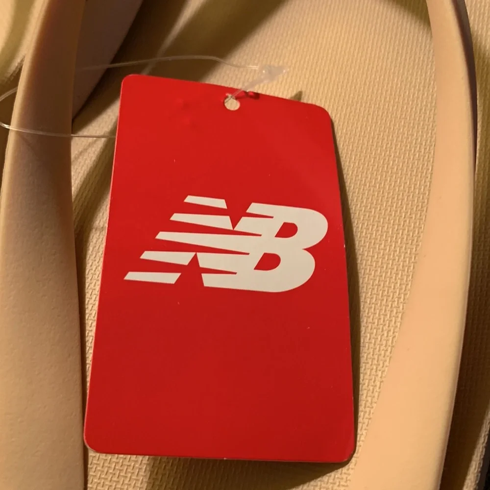 New Balance Men’s Flip Flops in Tan